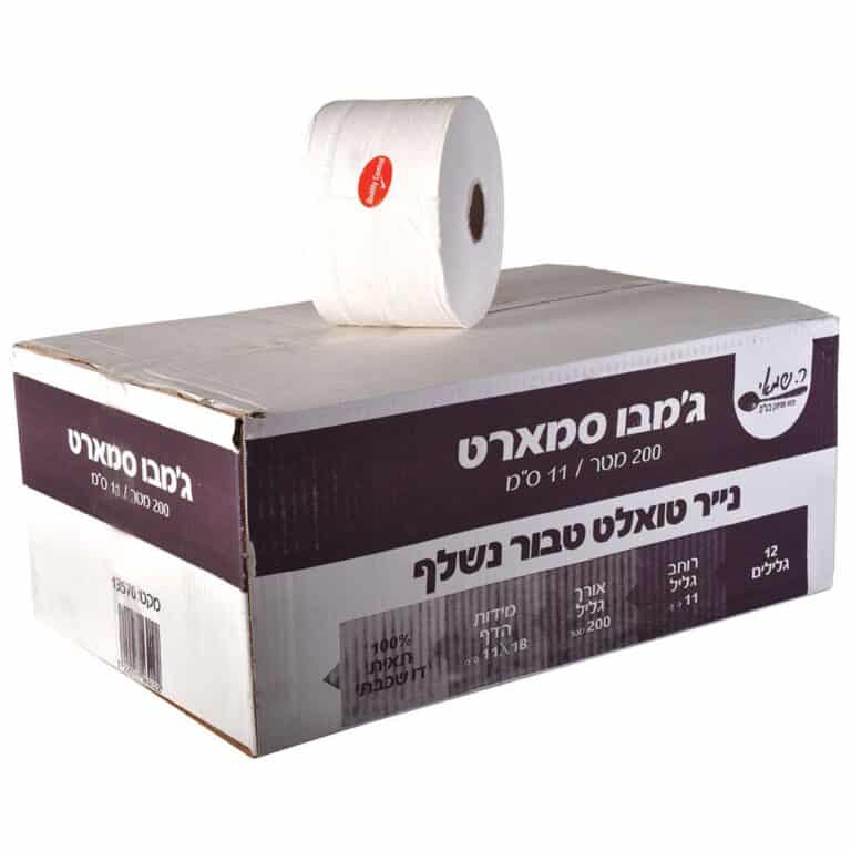 נייר ג'מבו סמארט 11.50 ס"מ 200 מטר 1/12ר.שמאי