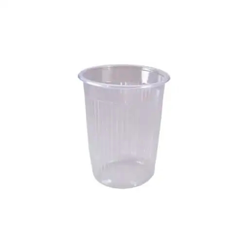 כוס פלסטיק איכותי 180 מ"ל (פסים) ארוז 100 יח' ר.שמאי