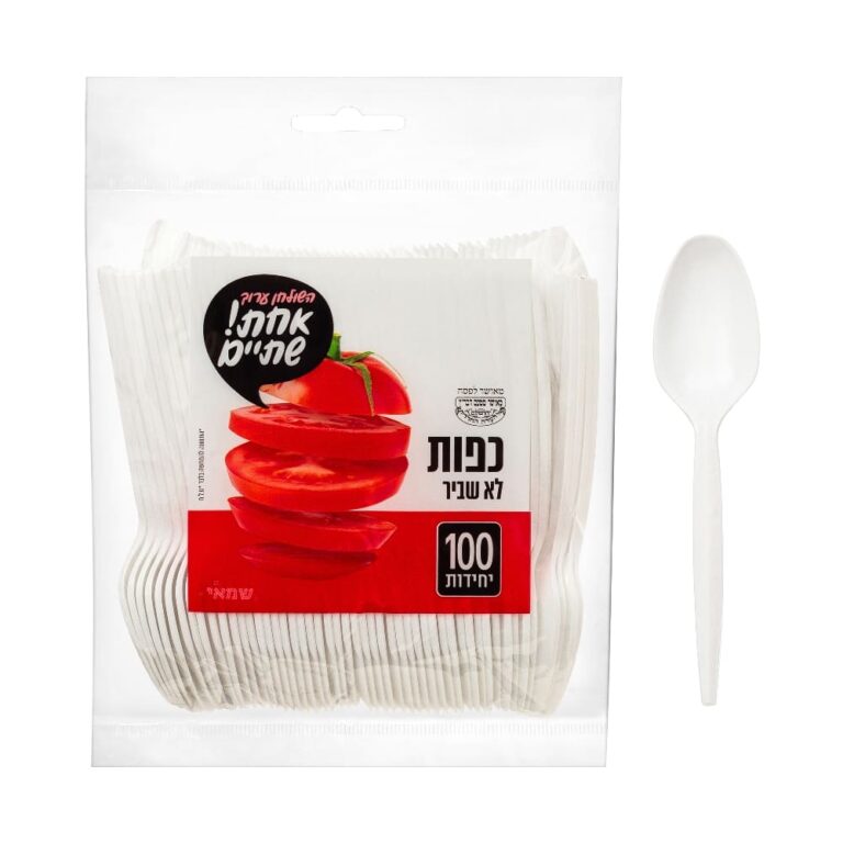 כפות אמריקאי 100 יח' לבן ר.שמאי