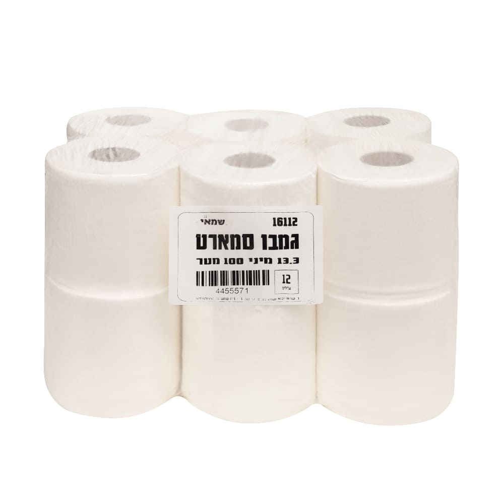 גמבו סמארט 13.3 מיני 100 מטר 12 גלילים למתקן TORK